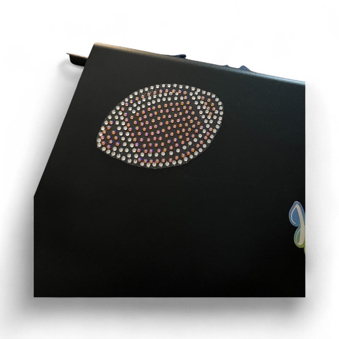Rhinestone Football Decal – 3.6” X 2.5” Sparkly Sticker for Car Window ...