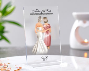 Mother of the Bride Gift | Mum and Daughter Gift | Parents of the Bride | Mum on the Wedding Day | Wedding Acrylic Plaque | Mum Gift