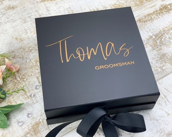 Wedding Gift Box, Bridesmaid Wedding Gift Box, Personalized Gift Box, Wedding Gift Box, Bridal Party Gift, Wedding Gift Box, Groomsman Box