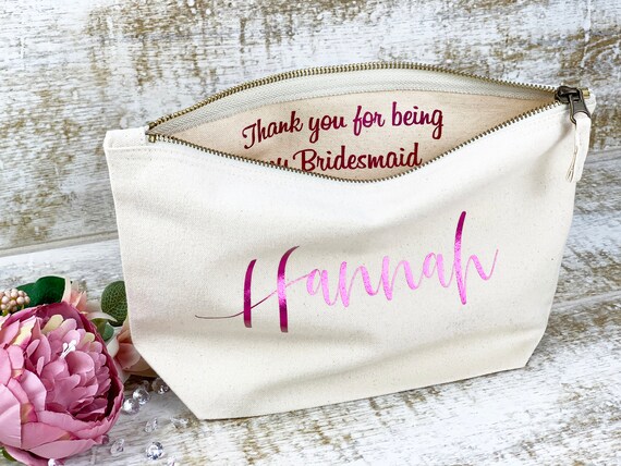 Thank You Wedding Bag Bridesmaid Gift Bridesmaid Thank You | Etsy