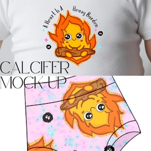 PRE-ORDER Calcifer Baby Outfit - Studio Ghibi - Howls Moving Castle - Anime