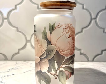 Peony Tumbler | Floral | Vintage | Beautiful |