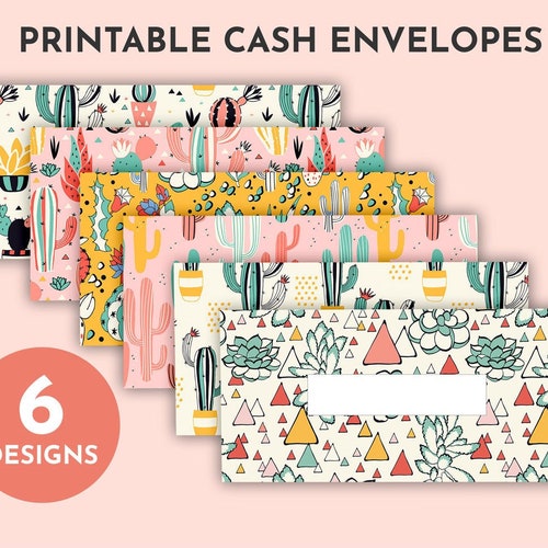 Cash Envelope Printable Cash Envelope System With Budget - Etsy