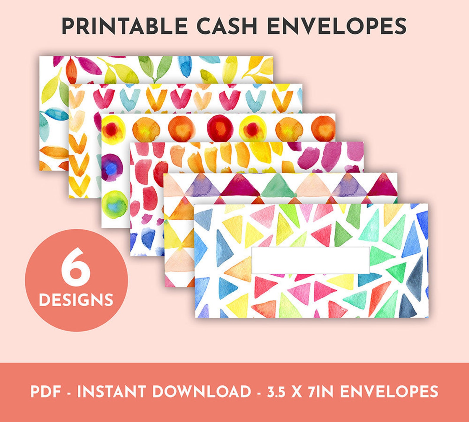 Printable Cash Envelope Templates to Help You Organize Your Money 6
