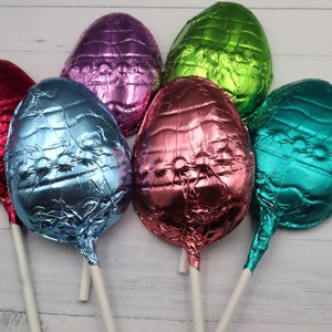 Easter Egg Chocolate Lollipops (6)