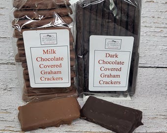 Chocolate Covered Graham Crackers Milk or Dark