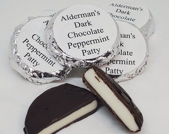5 Pk Dark Chocolate Peppermint Patties Candy
