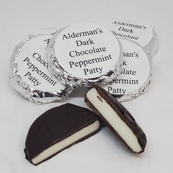 5 Pk Dark Chocolate Peppermint Patties Candy