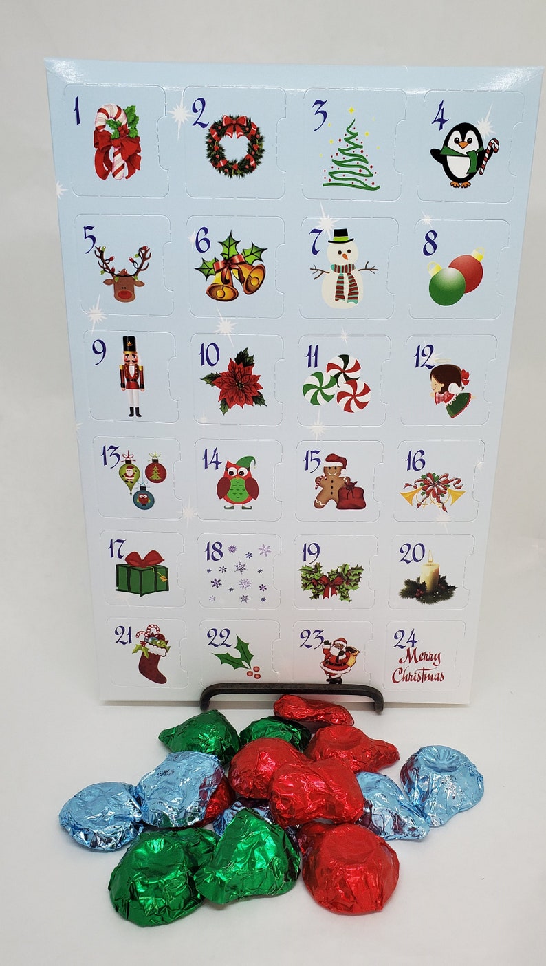 Christmas Holiday Milk Chocolate Advent Calendar Christmas 2022 image 2