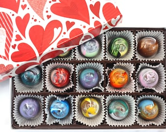 15 Piece Assorted Milk and Dark Chocolate Mini Truffles Any Holiday