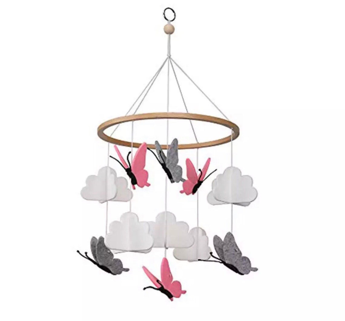 butterfly crib mobile