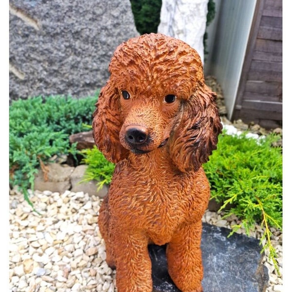 Large Poodle Statue Etsy