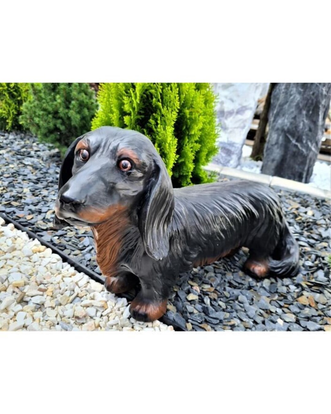 Dachshund Dog Sculpture Resin Dachshund Statue Dachshund Art Dachshund