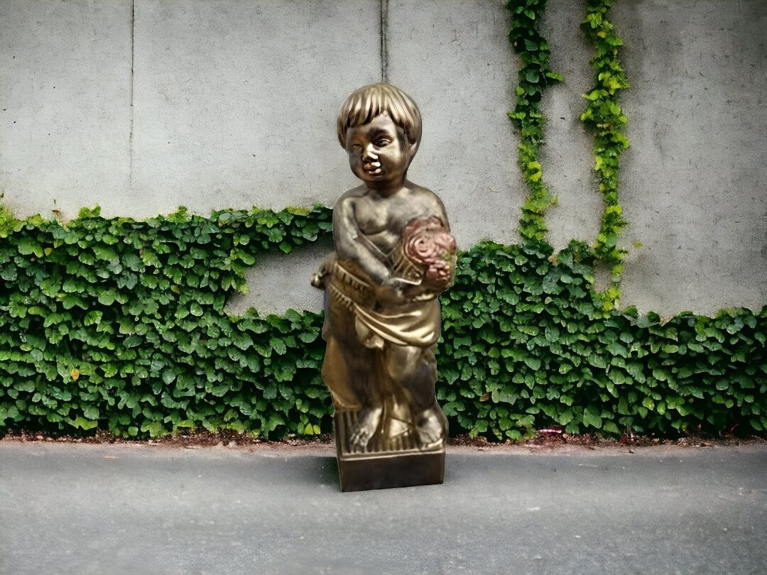 Antique Greek Sculpture Resin Boy Statue Garden Decoration Outdoor
