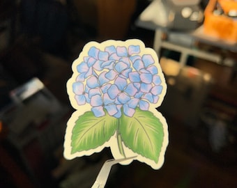 Hydrangea Sticker | Floral Sticker | Garden Plant Gift