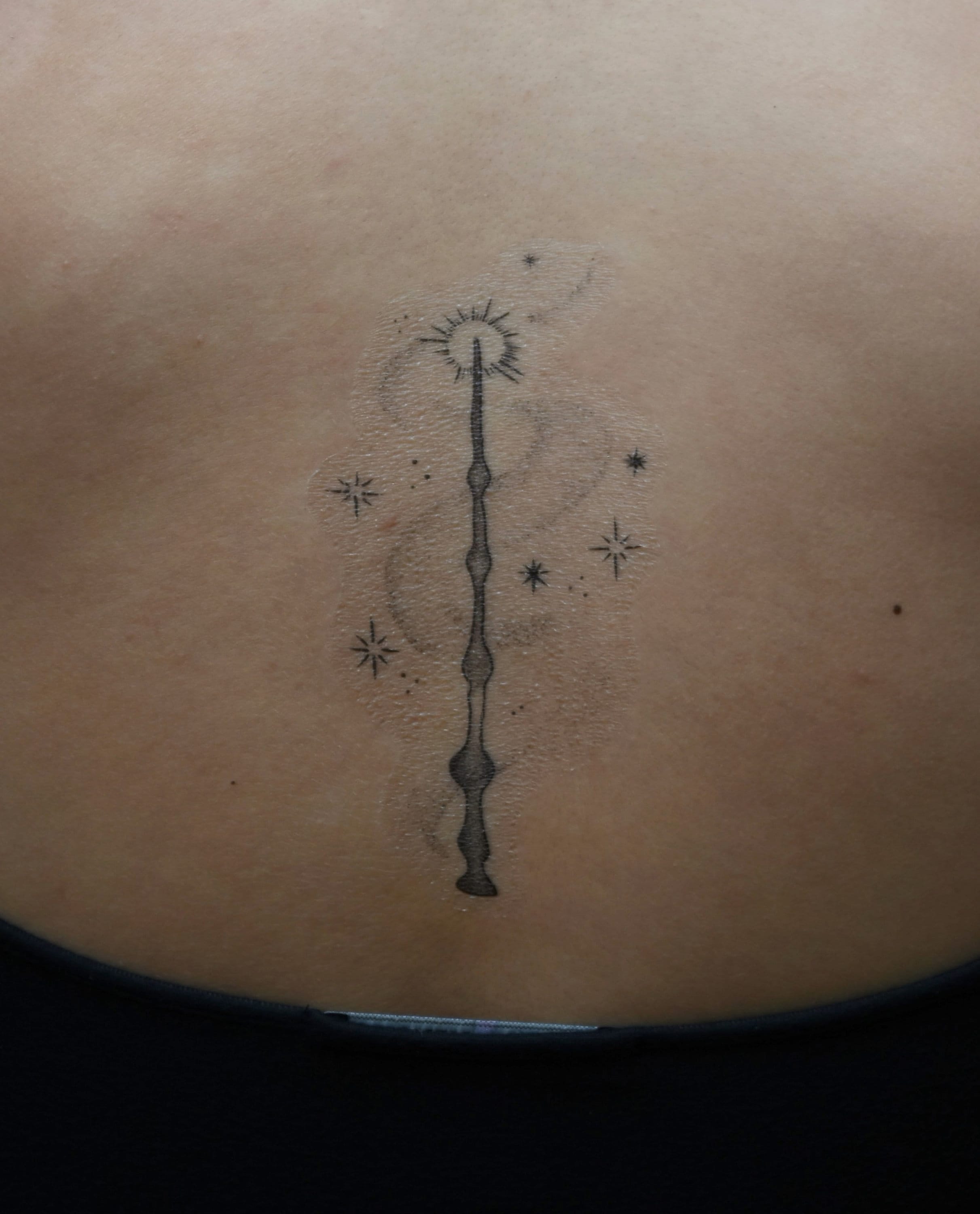 Elder Wand Harry Potter Magic Temporary Tattoo - Etsy Israel