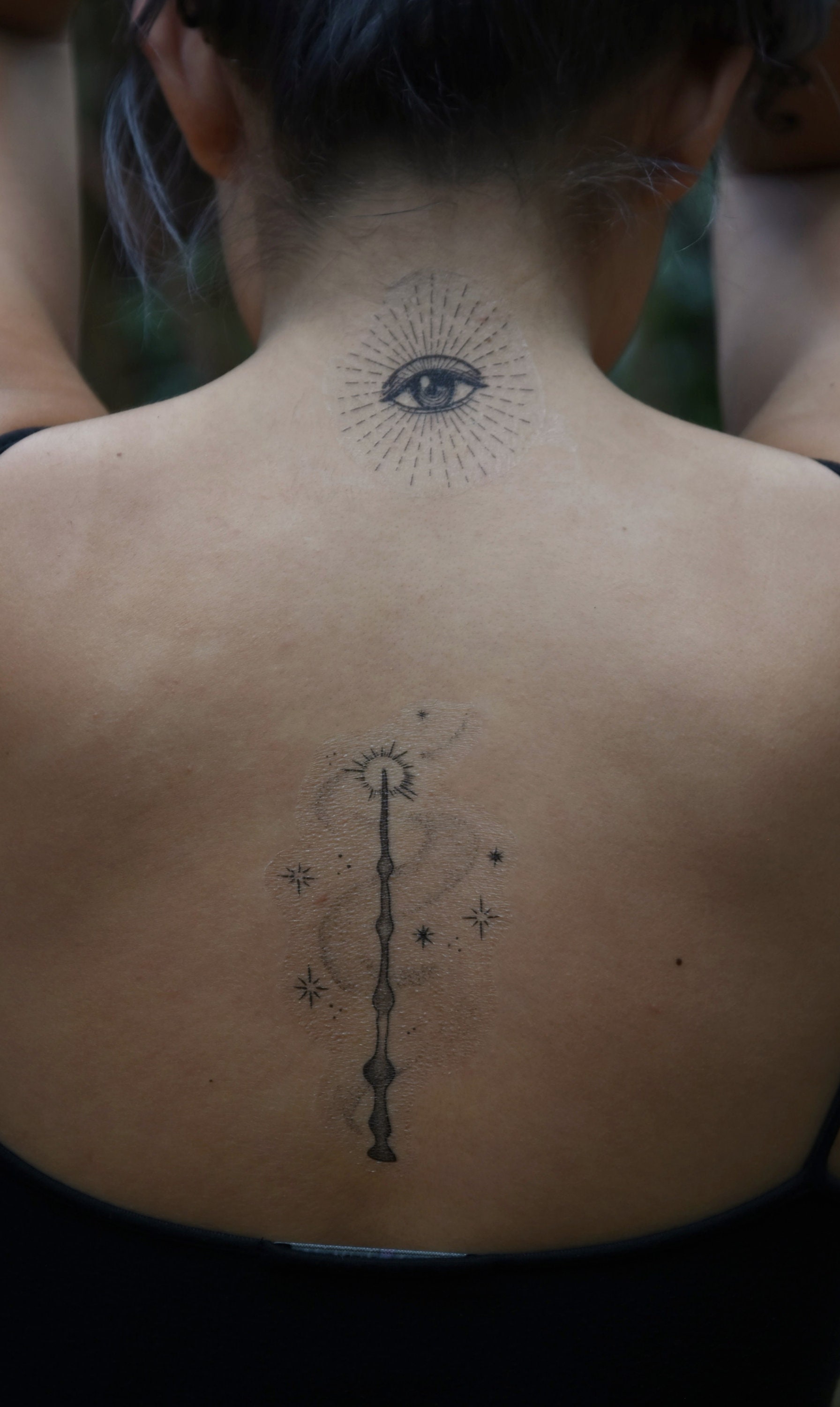 Elder Wand Harry Potter Magic Temporary Tattoo Etsy