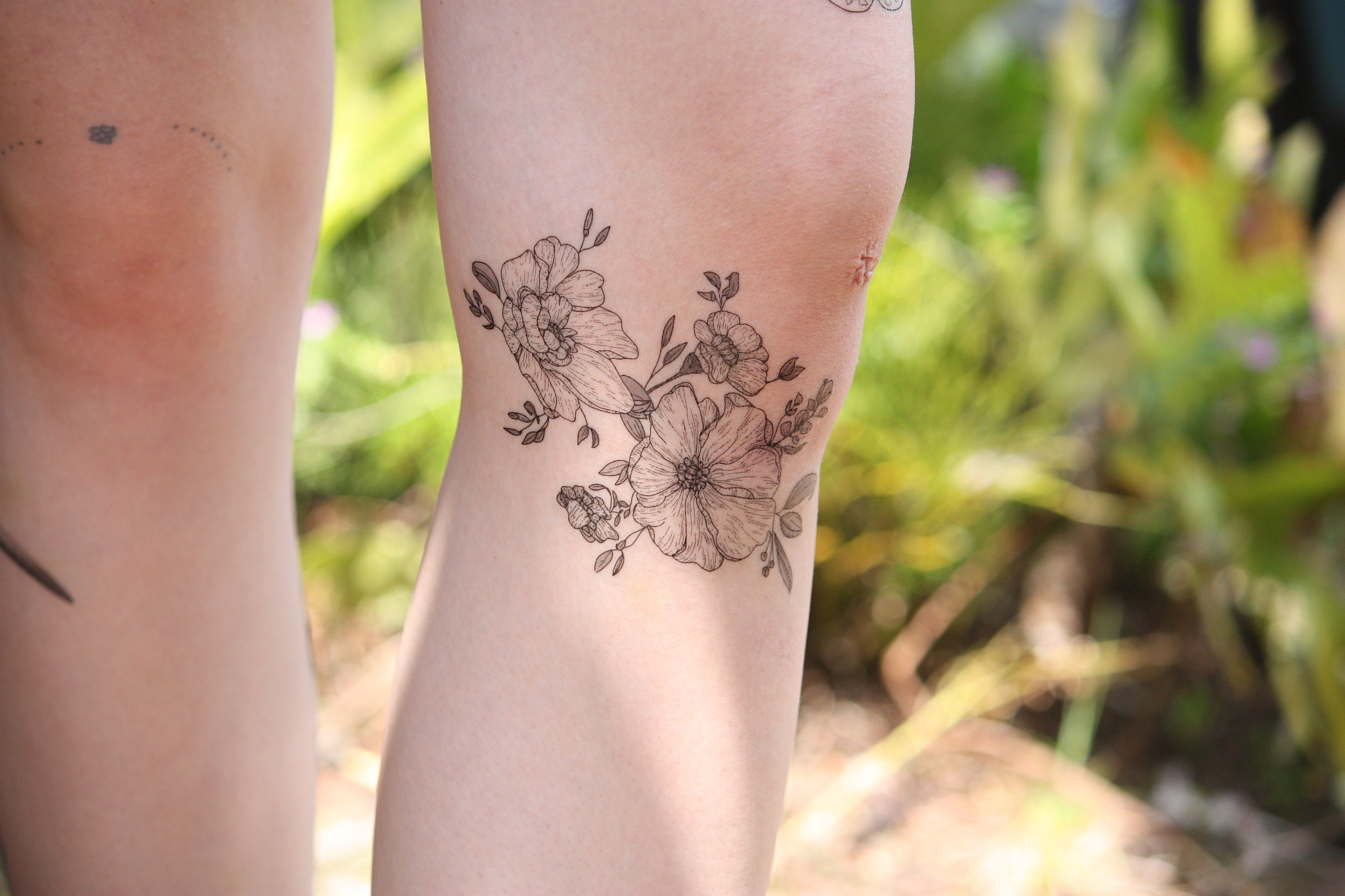 Hawaii Flower Tattoo - Etsy New Zealand Hawaii Flower Tattoo - Etsy New Zealand