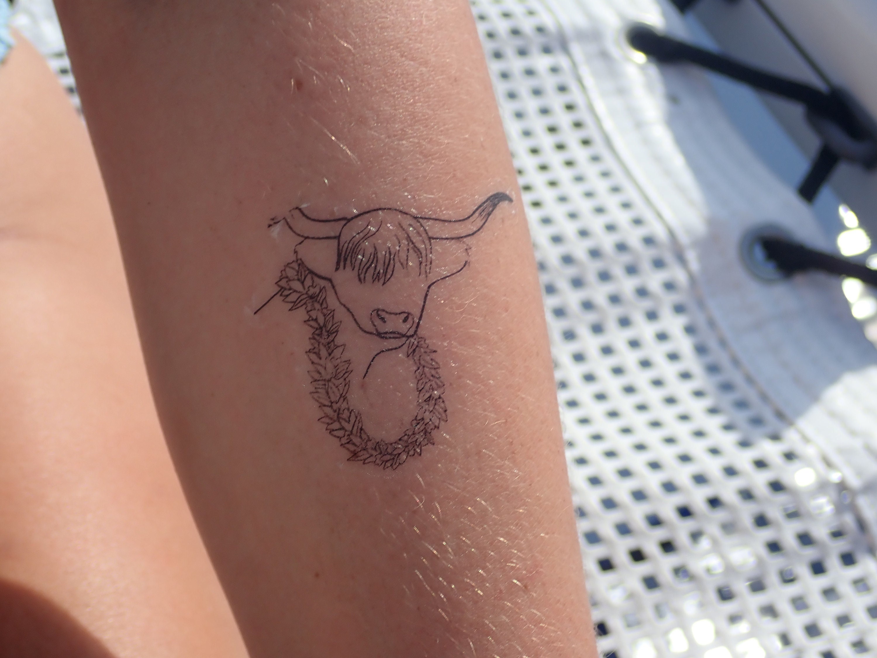 Waterproof Temporary Tattoo Sticker Bull Cow Goat Skull Head Horn Totem  Fake Tatto Flash Tatoo Small Body Art for Men Women - AliExpress