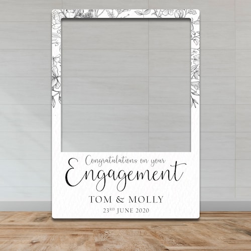 Customisable Engagement Selfie Frame Etsy UK