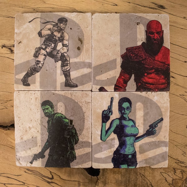 Stone Coasters: Playstation Legends Collection (Set Of 4)