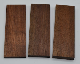 Stabilized Black Walnut Knife Scale Sets, Bookmatched, - 2" x 6" with 1/4", 3/8" and 1/2" Thicknesses Available