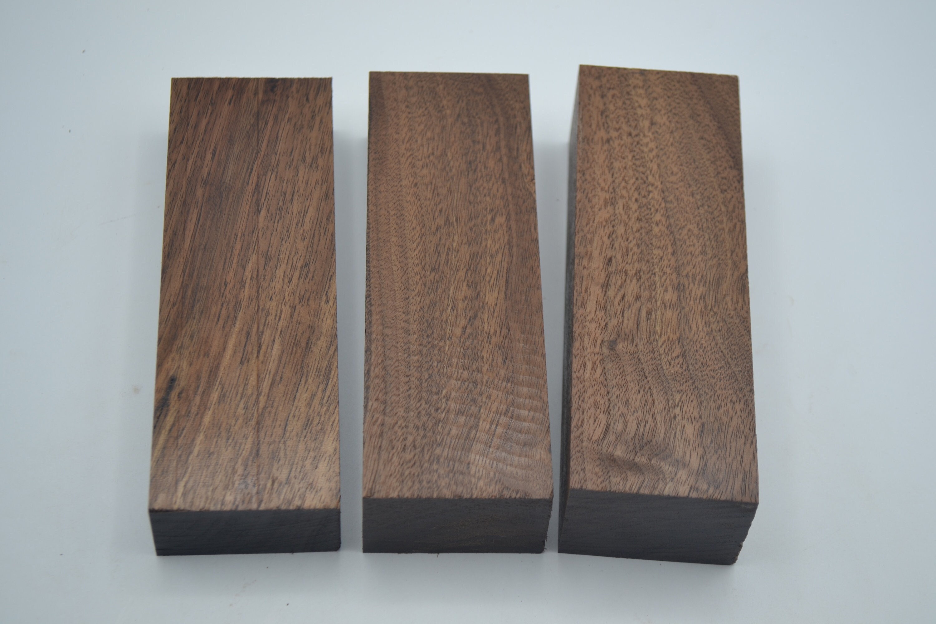 Bloc Bois De Frêne Stabilisé Bleu - Pour Manche Couteau (knife Scales) - Neuf