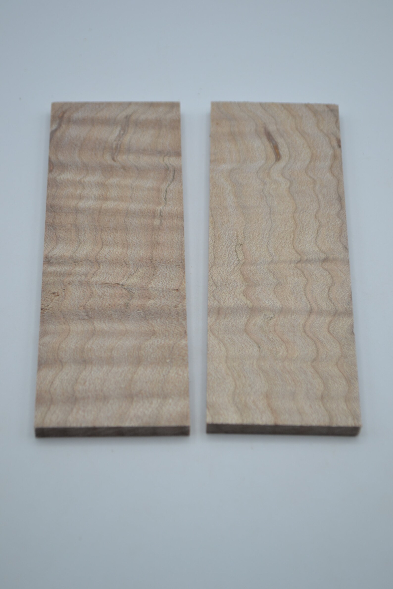 Stabilized Curly Maple Knife Scales Bookmatched 1/4 X Etsy