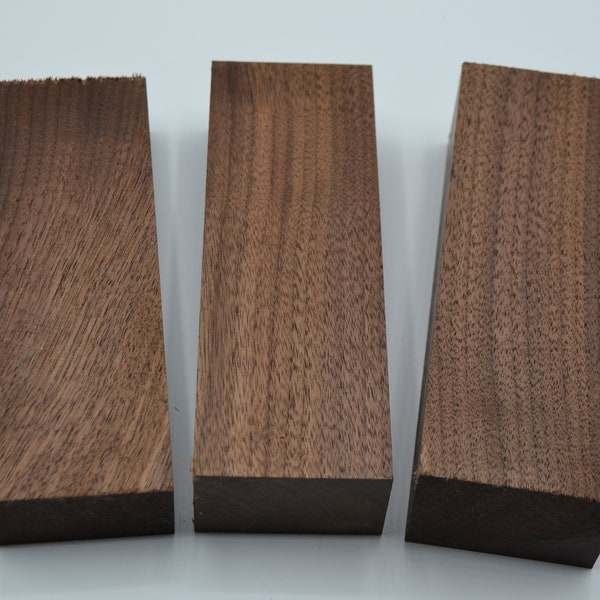 Black Walnut Knife Handle Blocks - 2" x 6" with 1", 1-1/4", and 1-1/2" Thicknesses Available