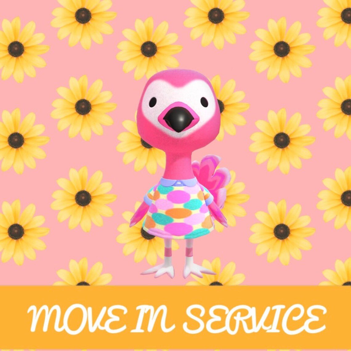 Villager Move In Flora ACNH Etsy