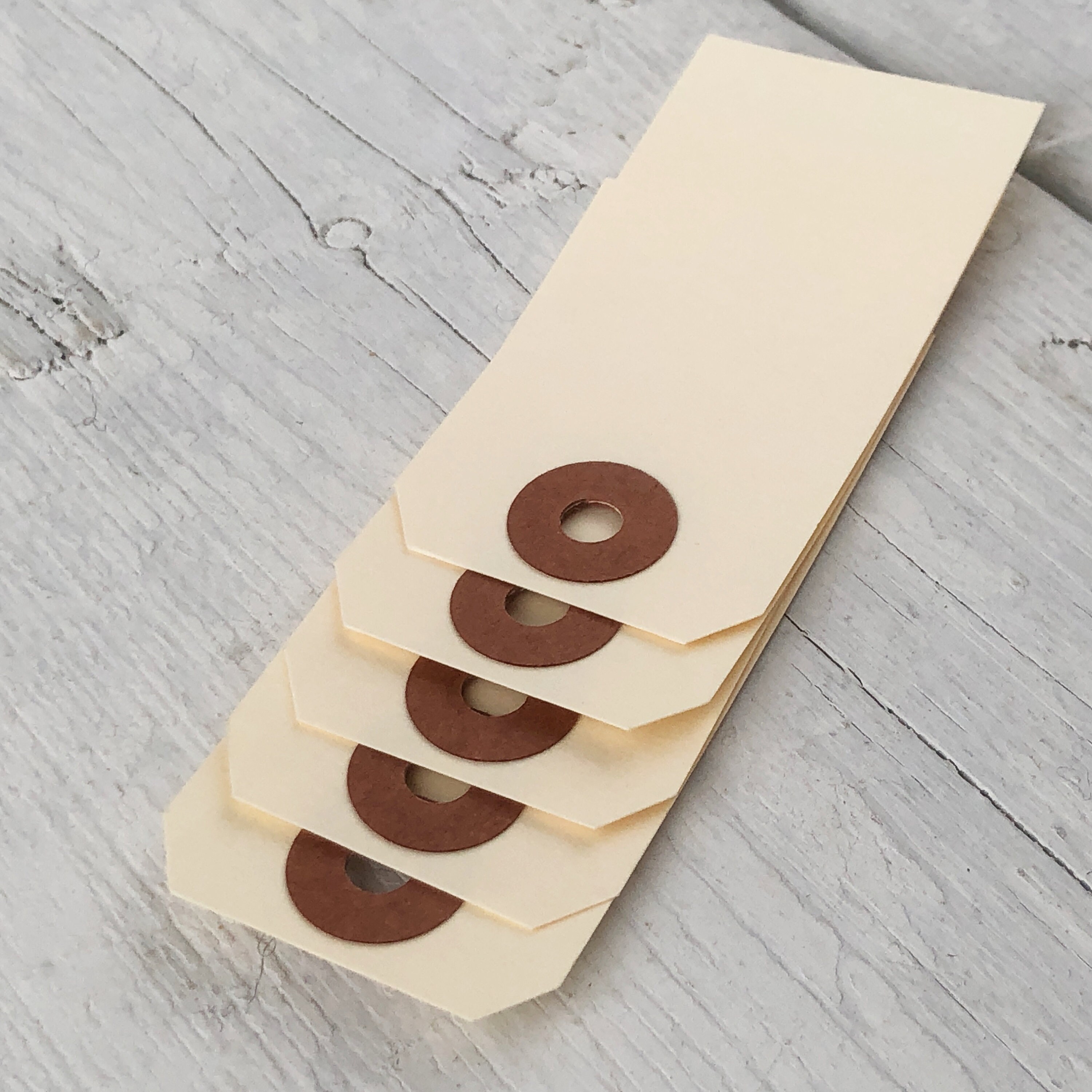 Manila Tags 1 Small Kraft Labels 2 3/4 x 1 3/8 inches DIY Etsy