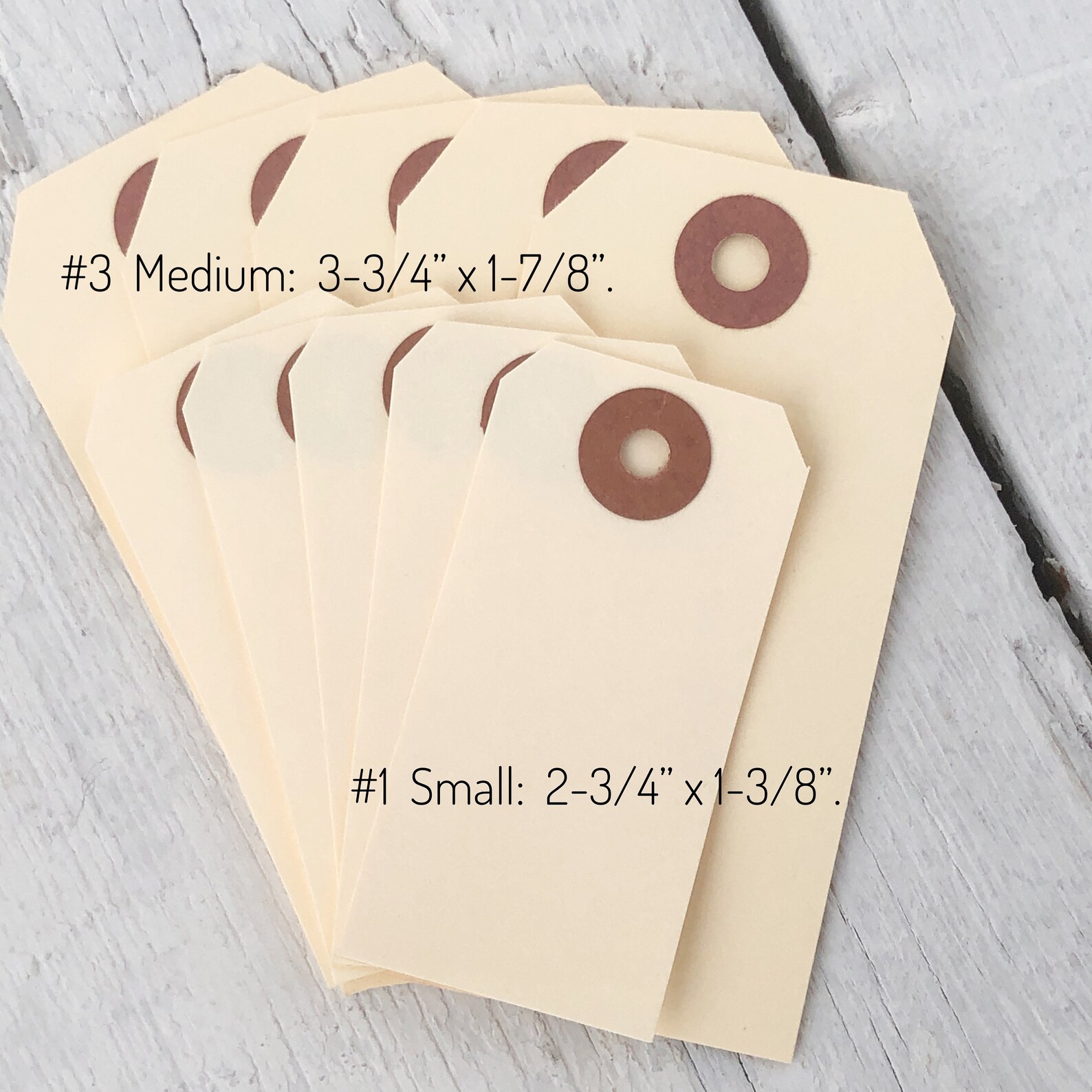 Manila Tags 1 Small Kraft Labels 2 3/4 x 1 3/8 inches DIY Etsy