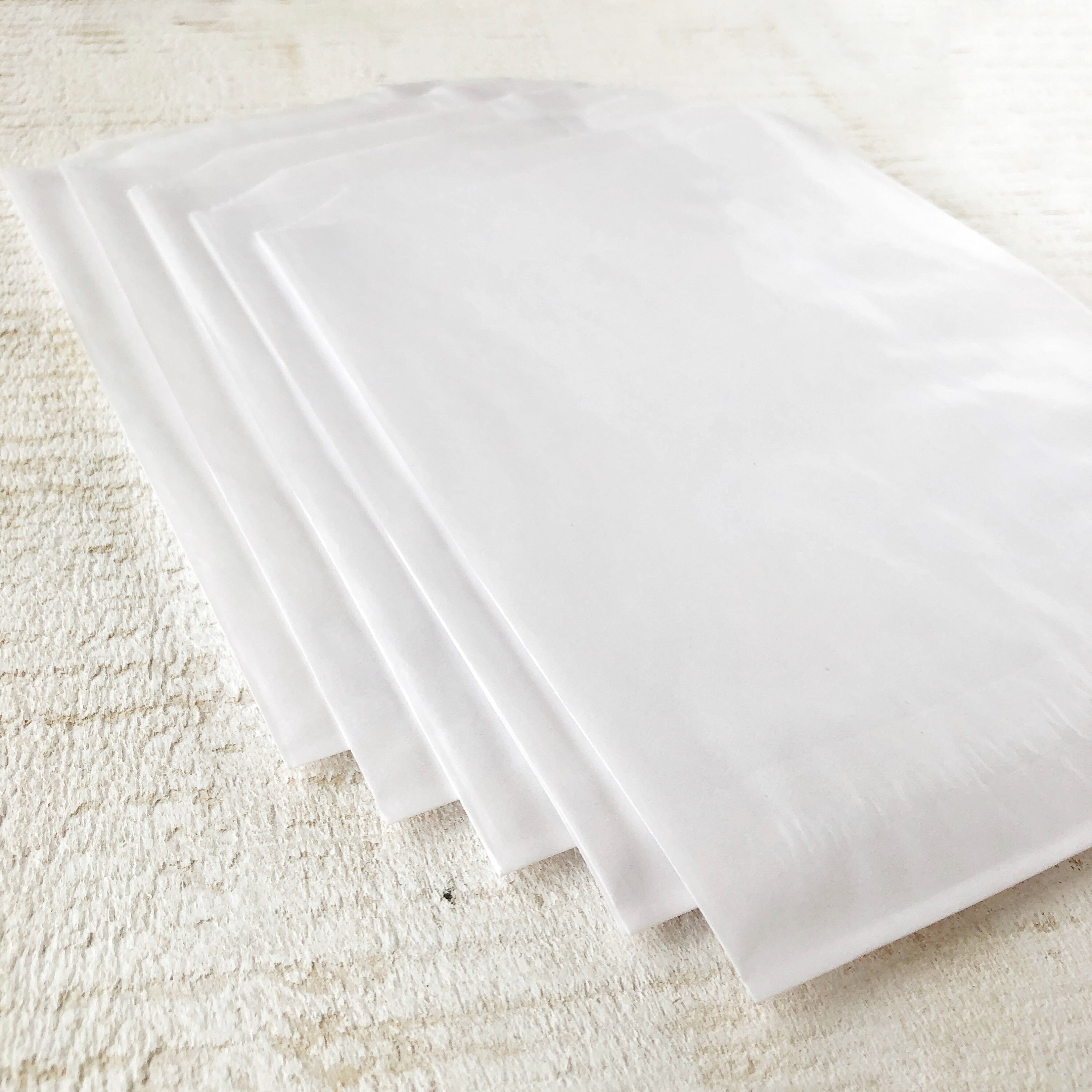 Large Glassine Bags 5.5 x 8.25 inches Frosted Translucent Wax Etsy