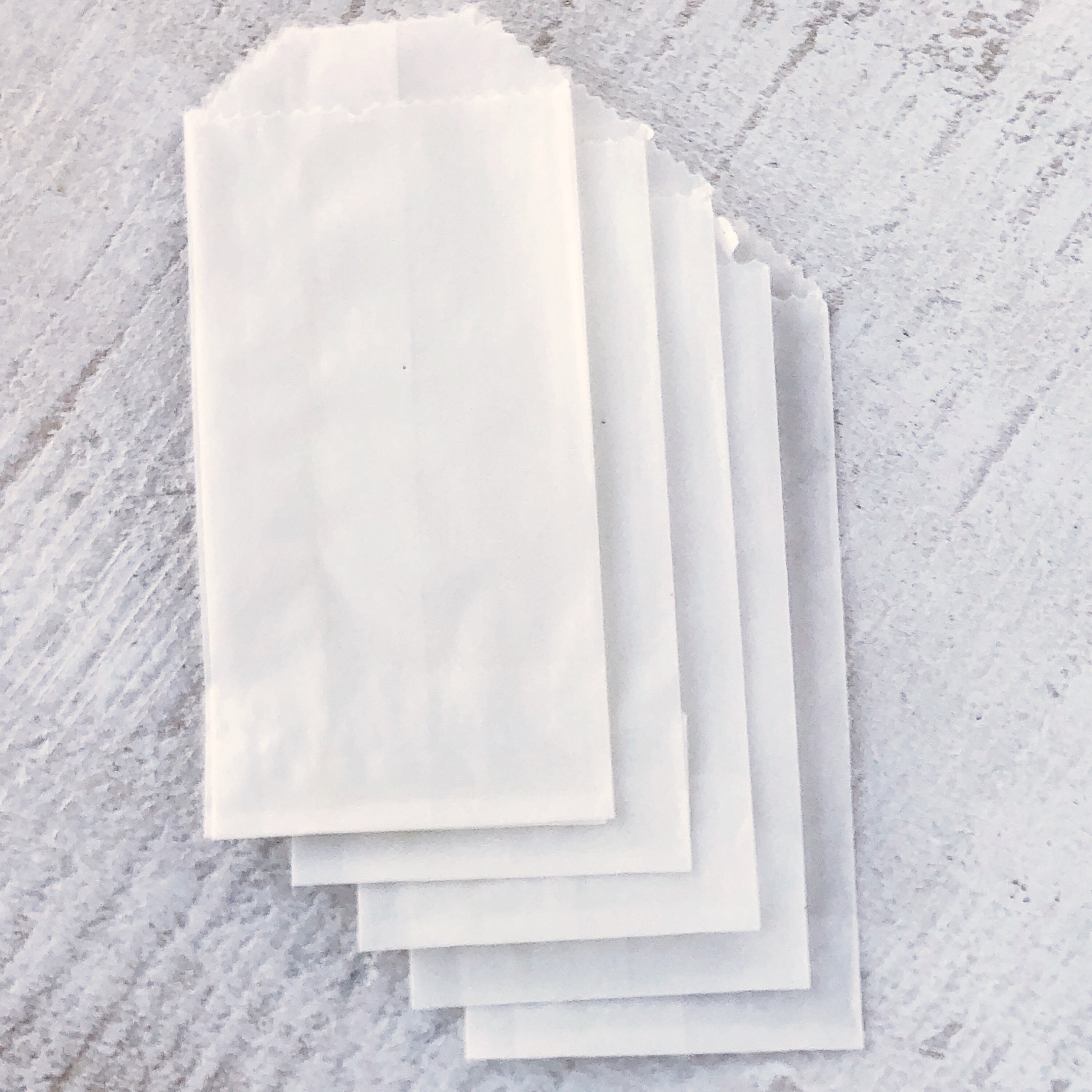 Tiny Glassine Bags 2 X 3.5 Inches Xsmall Flat White Bag Etsy Canada