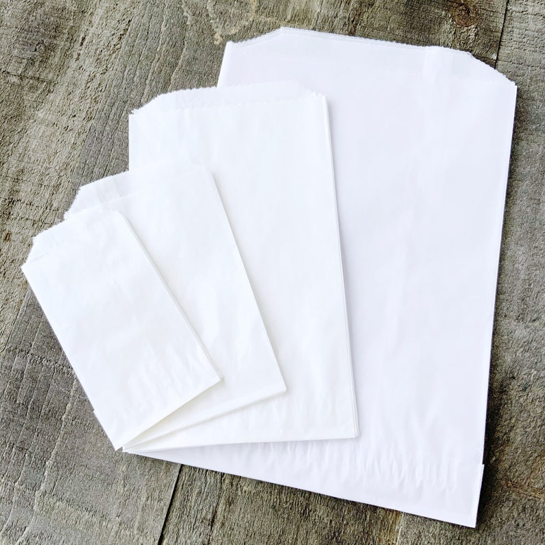 Glassine Bags Assorted Sizes Clear Wax Bag Variety Pack Etsy