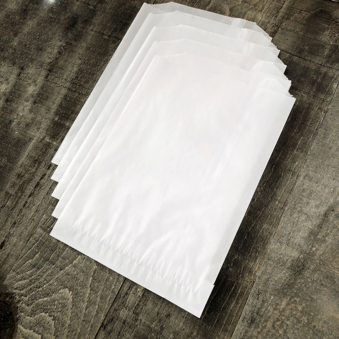 Large Glassine Bags 5.5 X 8.25 Inches Frosted Translucent Wax Etsy Canada