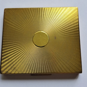 Vintage Agme, Swiss, Art Deco, Sunburst Compact