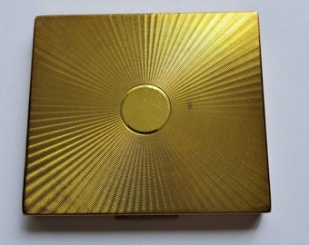 Vintage Agme, svizzero, Art Deco, Sunburst Compact