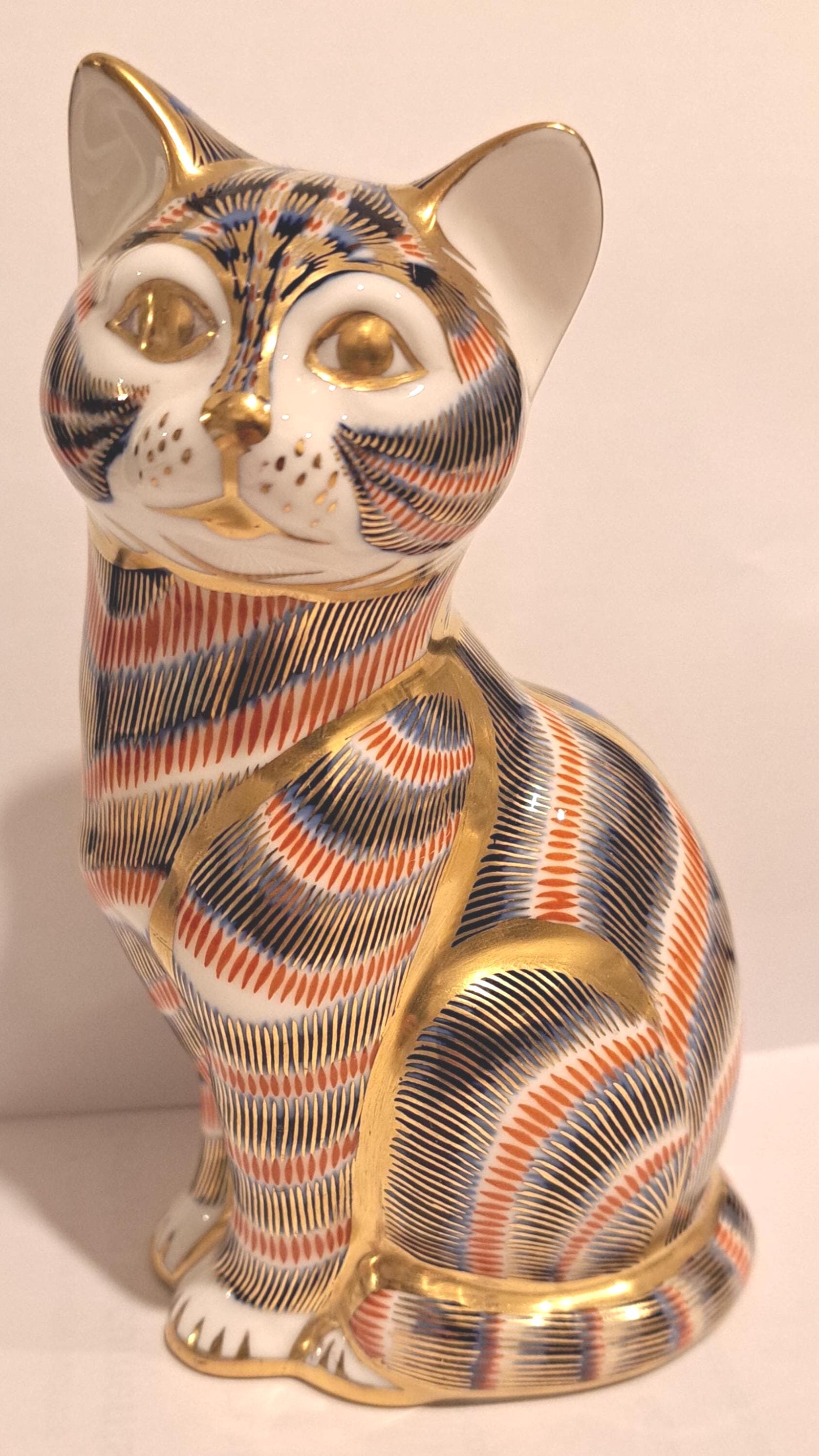Royal crown derby cat - Etsy 日本
