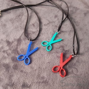 Scissors - Necklace - Emo - 3D HandMade