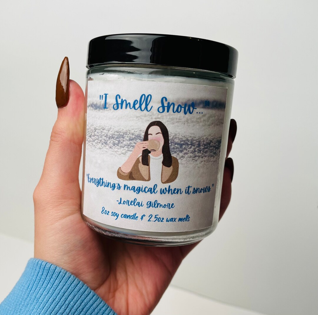 Sentire Odore Di Cera Di Candela Significato Sento odore di neve Candela ispirata a Lorelai Gilmore, menta piperita