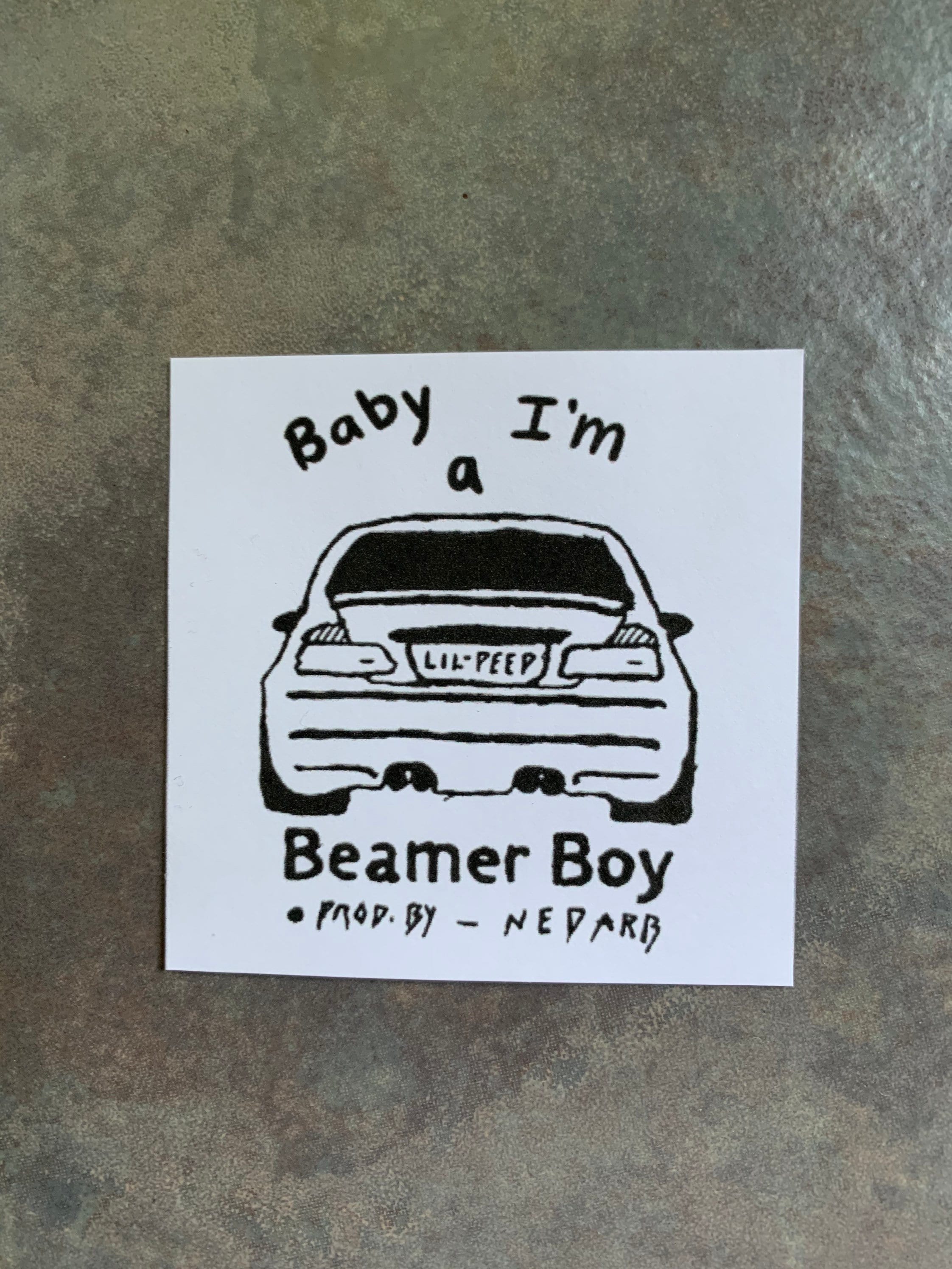 Wall Decals & Murals Wall Décor Beamer boy lil peep inspired vinyl car