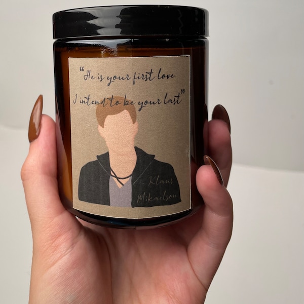 Klaus Mikaelson Candle, Klaus Mikaelson Quote Candle, The Originals, The Vampire Diaries Klaus Candle, Soy Wax, Apple Ale