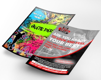 Custom Flyer Design, Flyer, Flyers, Professional Flyer Design, Pre-made Flyer, Business Flyer, Party Flyer in 24 HOURS