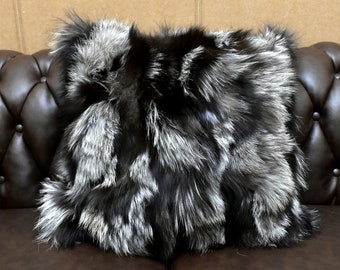 real fur pillows