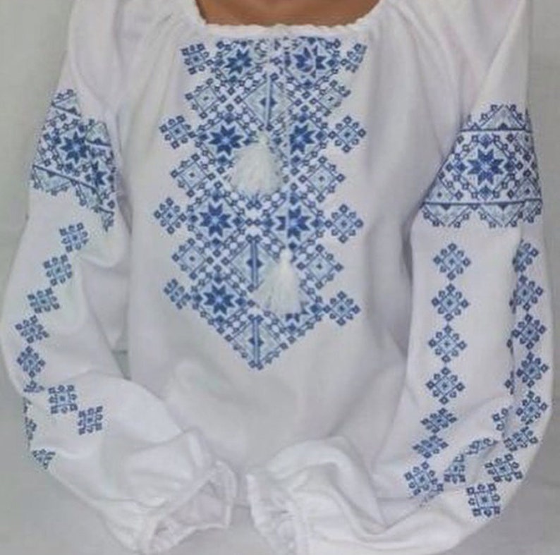Ukrainian blouse. Vyshyvanka Gift for her Beautiful hand embroidered blouse woman Ethno Folk Blouse For Woman Stylish Women/'s Blouse
