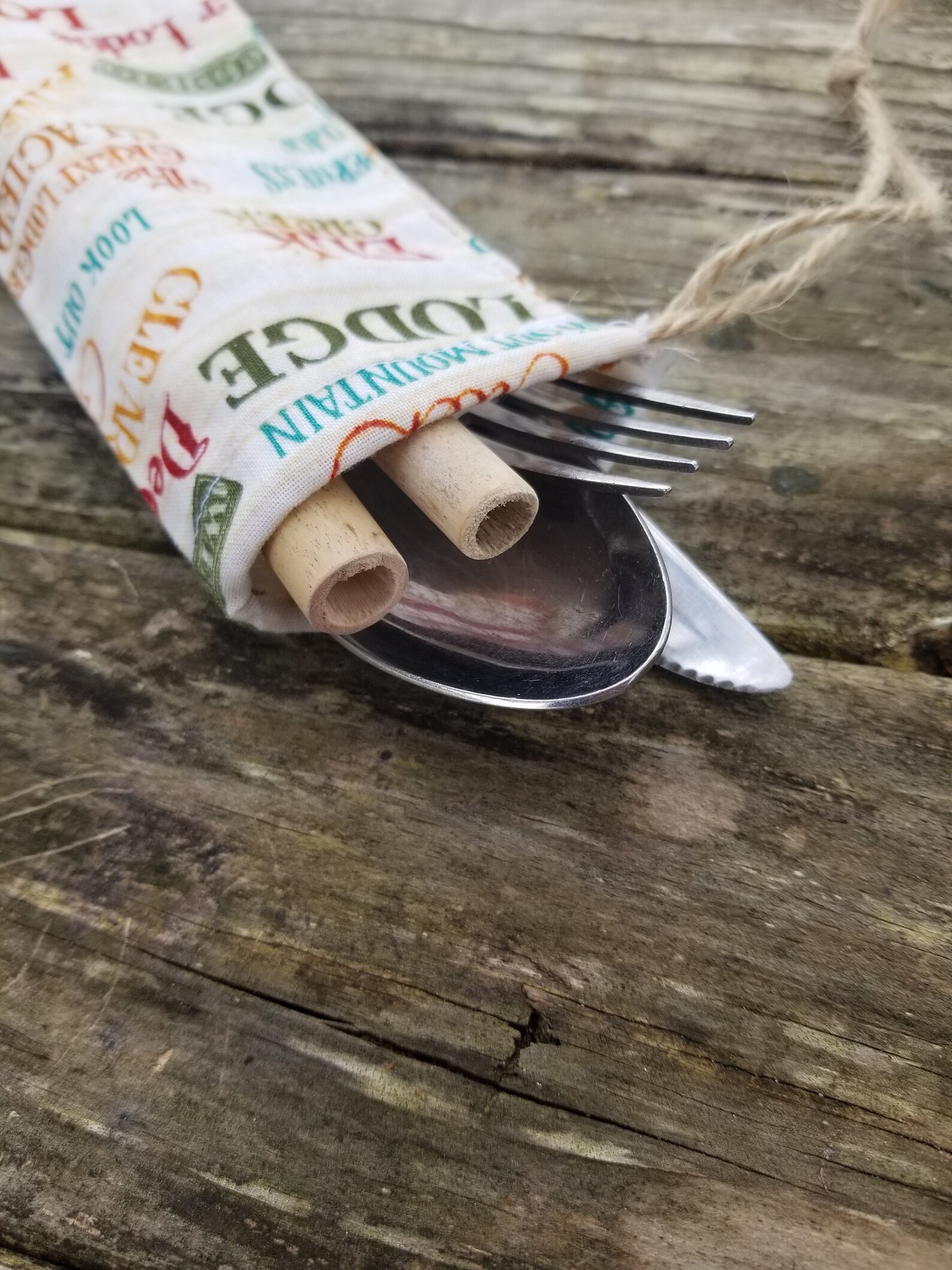 Outdoors Utensil Holder Straw Holder Cutlery Carrier Eco Etsy Italia