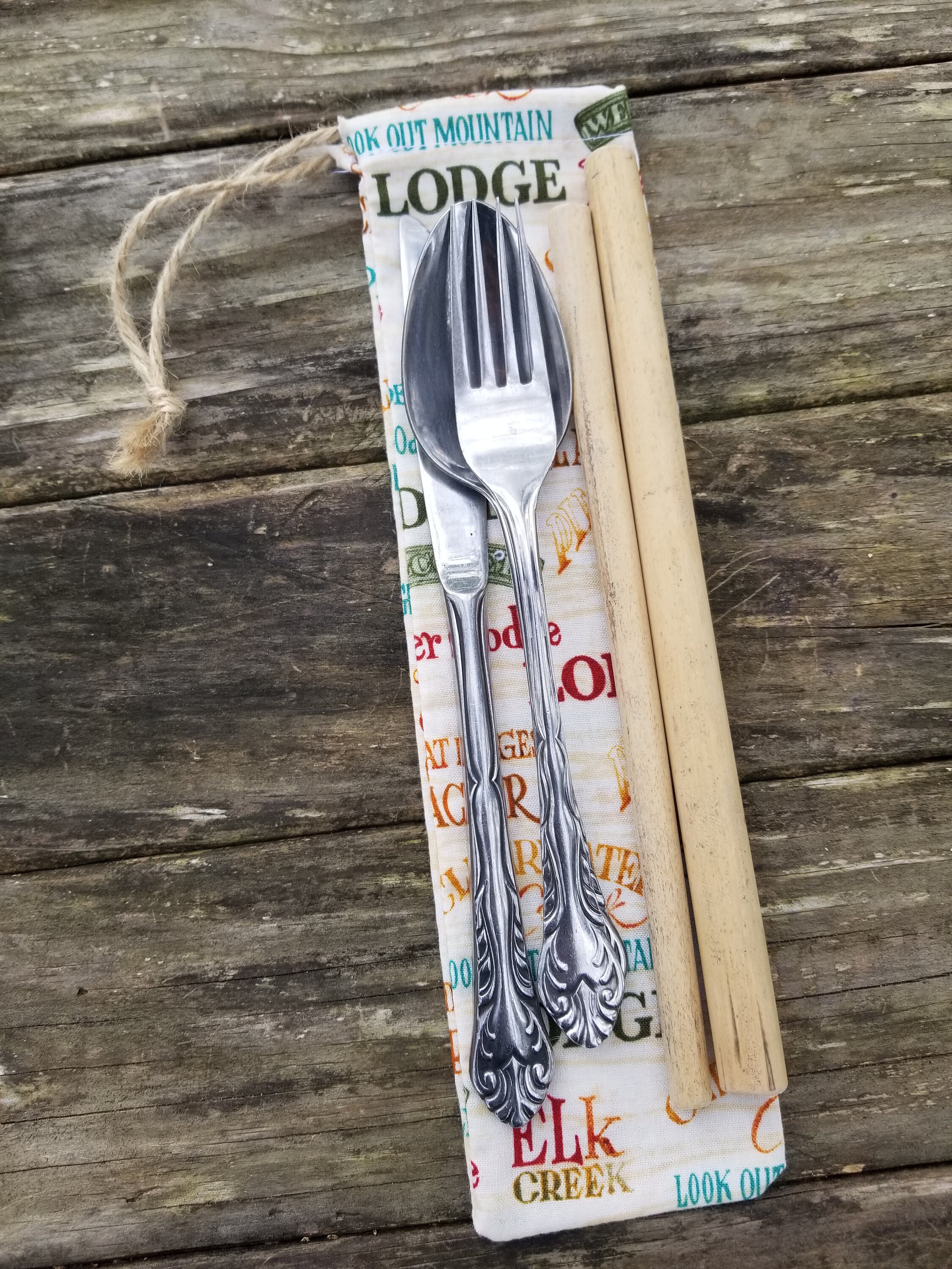 Outdoors Utensil Holder Straw Holder Cutlery Carrier Eco Etsy