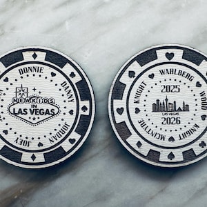 Custom NKOTB Vegas residency Poker Chip
