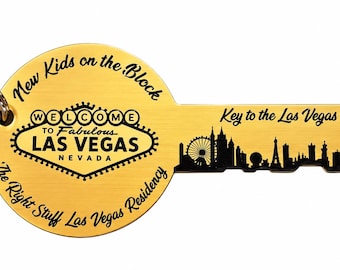 NKOTB Las Vegas Residency Keychain | New Kids on the Block Inspired Keepsake | Blockhead Gift | Vegas Souvenir